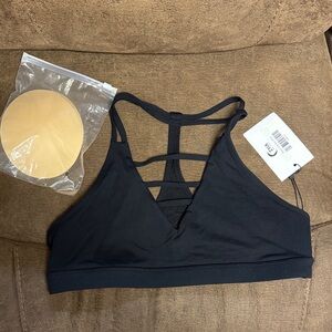 ZYIA Black Strappy Bralette